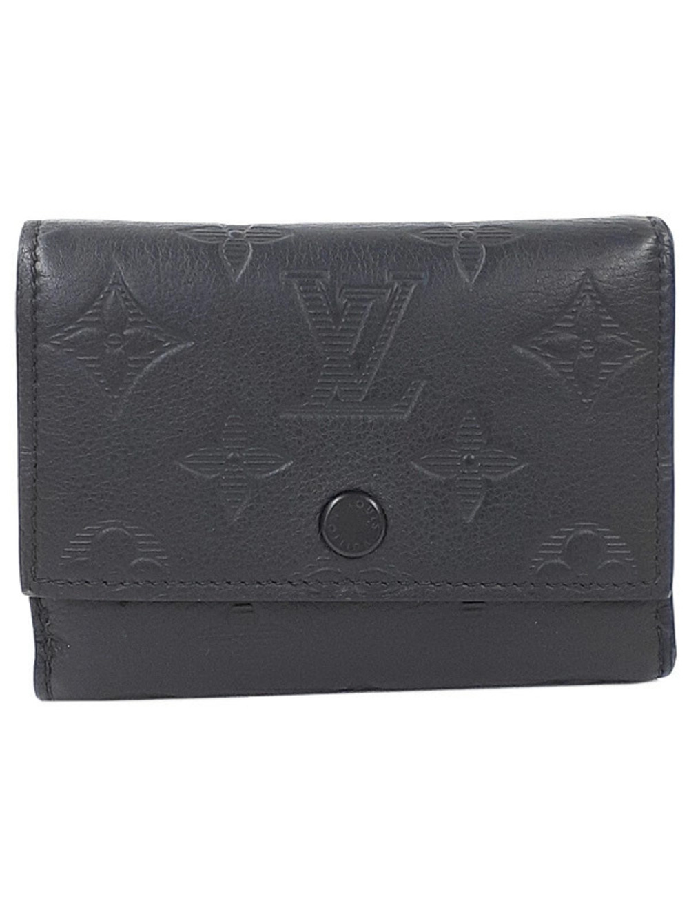 Louis Vuitton Monogram Shadow Black Victor Wallet Tri fold